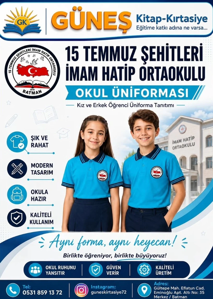 15 Temmuz Şehitleri İmam Hatip Ortaokulu ek üniforma görseli
