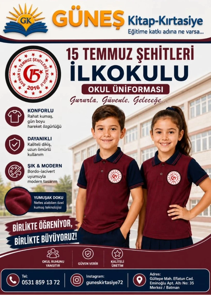 15 Temmuz Şehitleri İlkokulu ek üniforma görseli